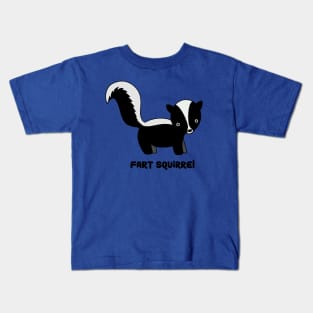 Fart squirrel skunk Kids T-Shirt